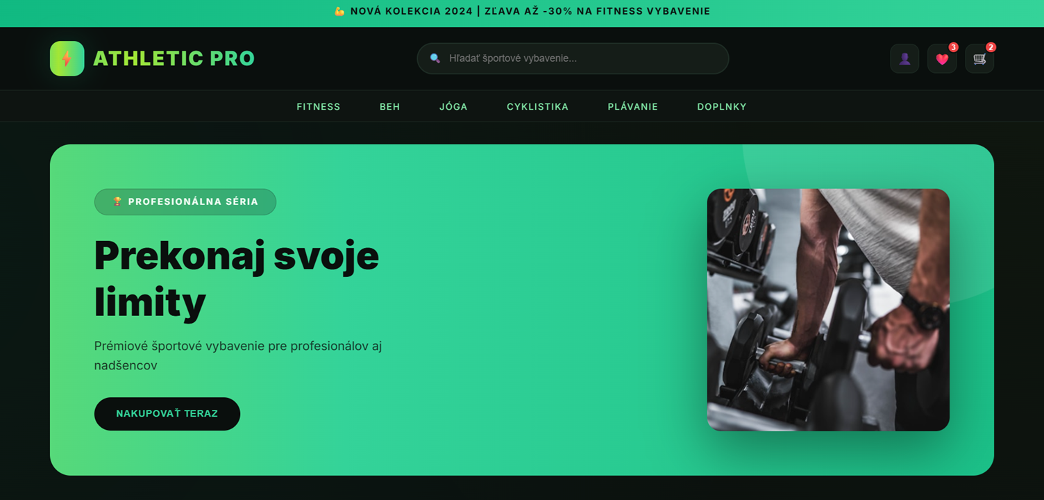 E-shop Sport - Športové potreby